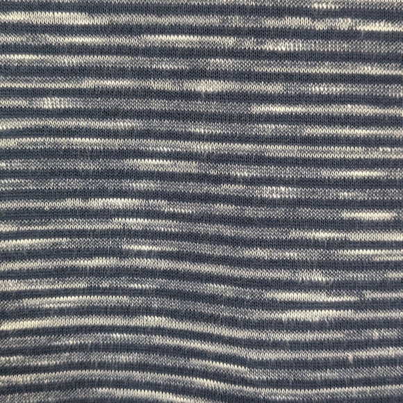 Terra & Sky Size 14W Pomplum Blue Striped Blouse - Picture 5 of 11